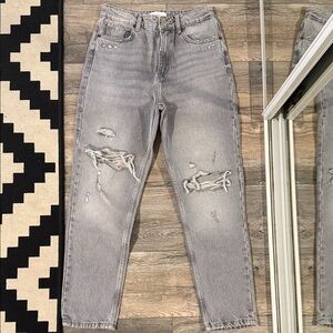 Zara Light Gray Denim Jeans